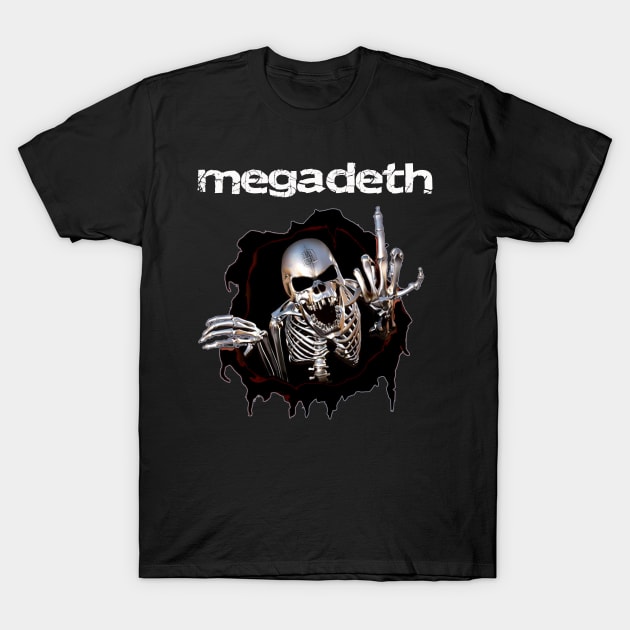 vintage horror megadeth band T-Shirt by inidurenku official